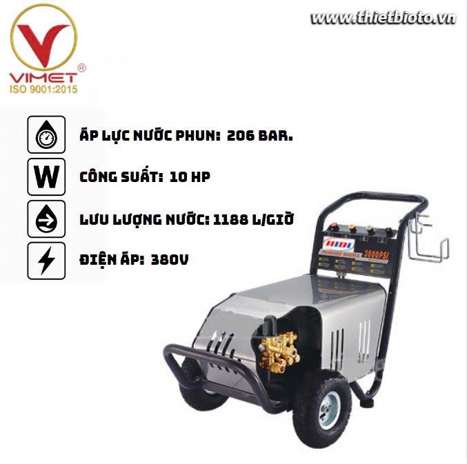 Máy rửa xe cao áp HWT1020 HIDI